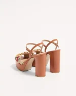 Valentino Vlogo Signature Cherryfic Platform Sandal 115Mm - Image 4